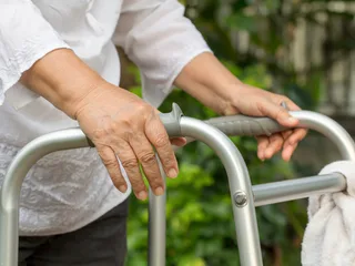 Rollator supporting walking for spinal stenosis and neurogenic claudication.